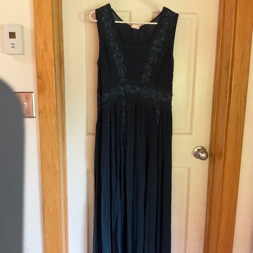 Sundance Gauzy Embroidered Dress